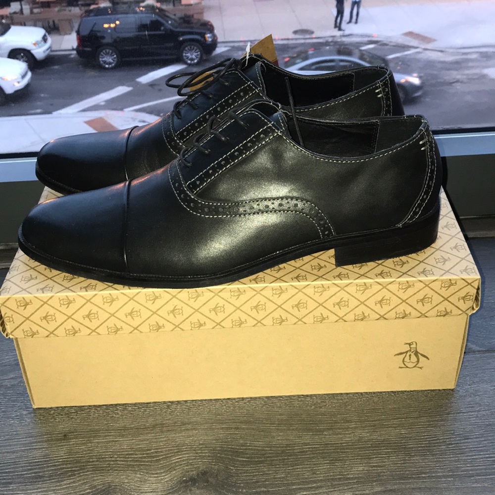 Penguin munsingwear men’s dress shoes op tip black